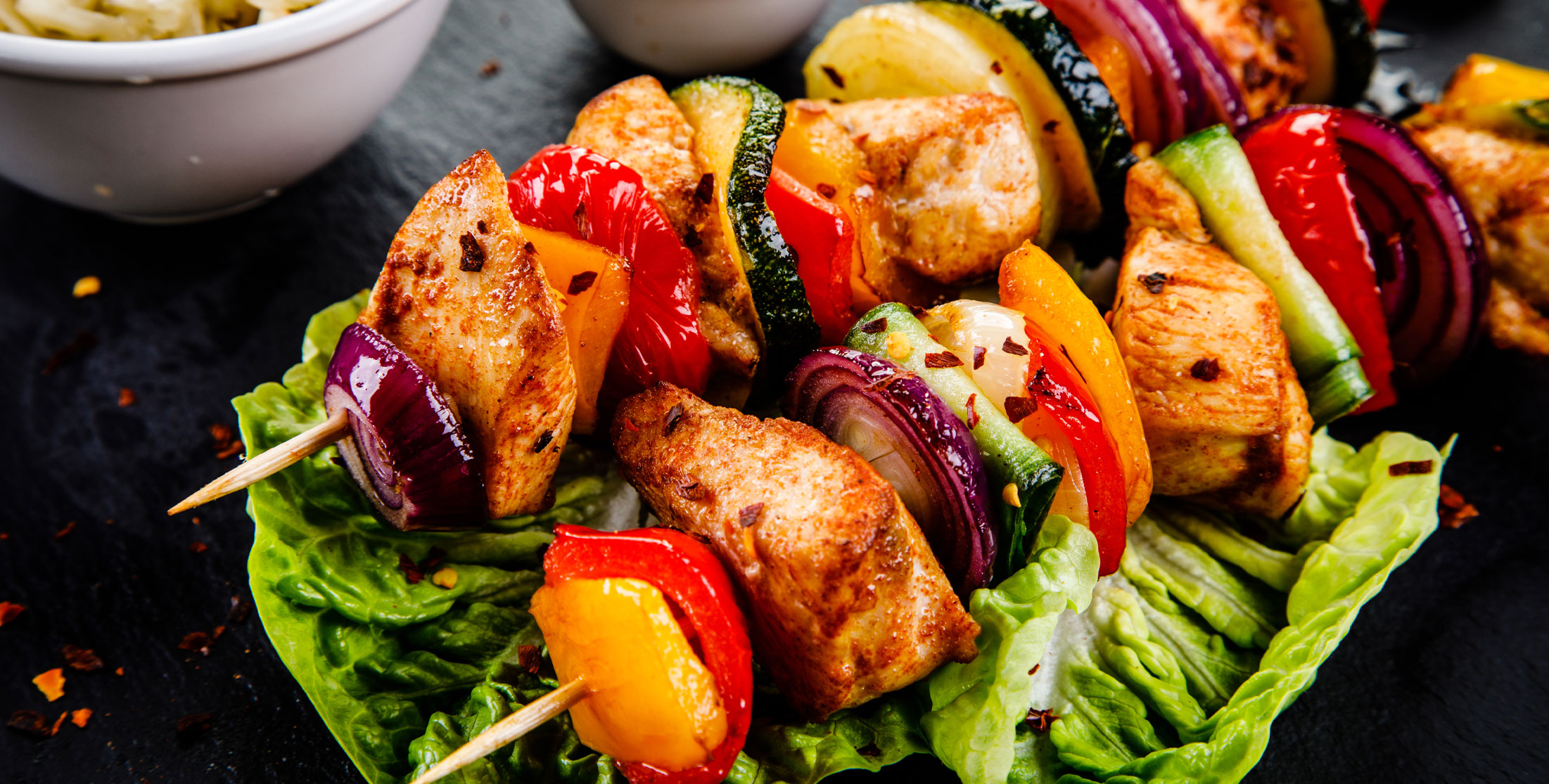Chicken Kebabs with Prime Time Peppers